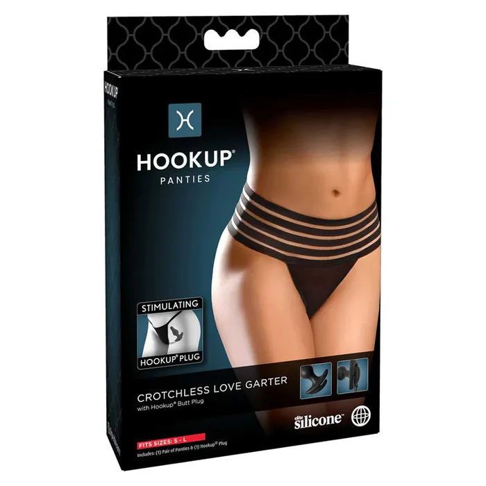 Hookup Panties Crotchless Love Garter Pipedream Vibrators