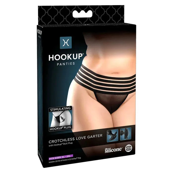 Hookup Panties Crotchless Love Garter | Pipedream Vibrators Hookup Panties Crotchless Love Garter | Pipedream Vibrators