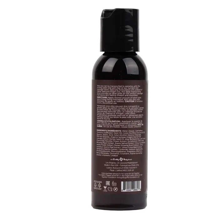Earthly Body Couples | Hemp Seed Massage Lotion-(ml113) Earthly Body Couples | Hemp Seed Massage Lotion-(ml113)