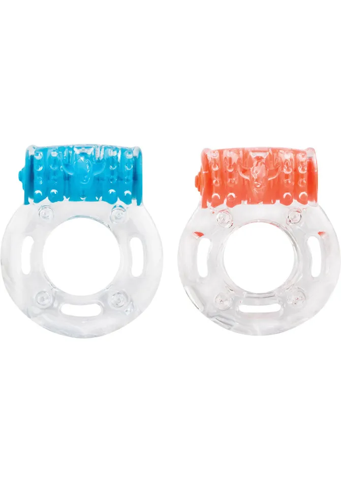 Couples Color Pop Color Pop Quickie Screaming O Plus Silicone Vibrating Cock Ring