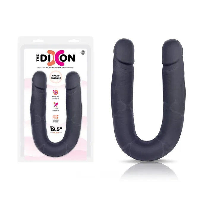 Dildos Excellent Power The Dixon Black 50 cm Silicone Double Dong