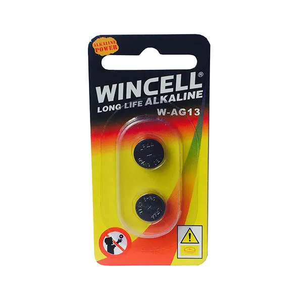 Wincell LR44 Alkaline Cells Alkaline Cells LR44 AG13 2 Pack WincellWinmax Enhancers