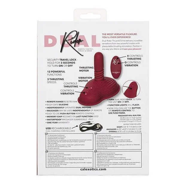 Cal Exotics Female Sex Toys Dual Rider Remote Control Thrust Grind