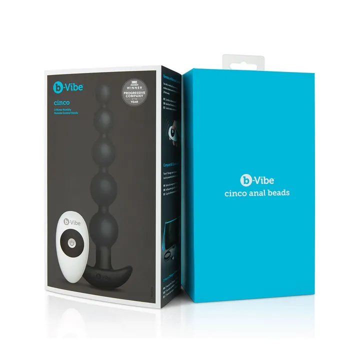 Anal BVibe BVibe Cinco Beads Black Anal BVibe BVibe Cinco Beads Black