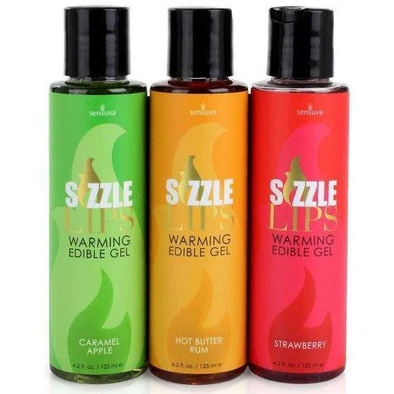 Enhancers Sizzle Lips Warming Gel Sensuva