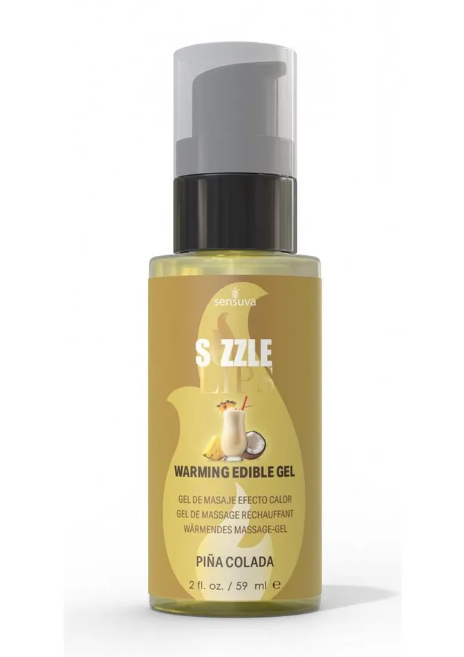 Enhancers Sizzle Lips Warming Gel Sensuva