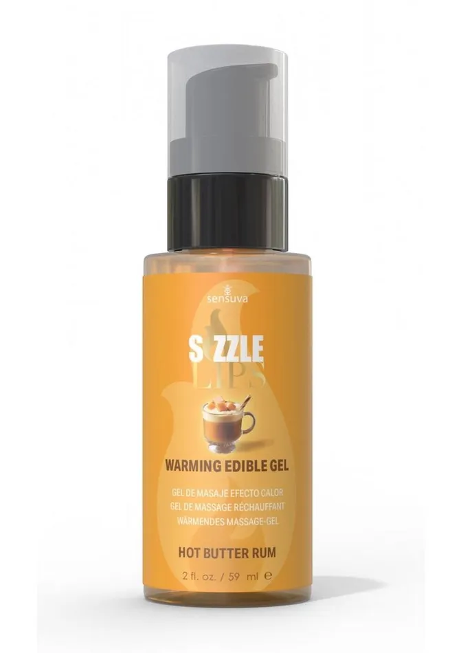 Enhancers Sizzle Lips Warming Gel Sensuva