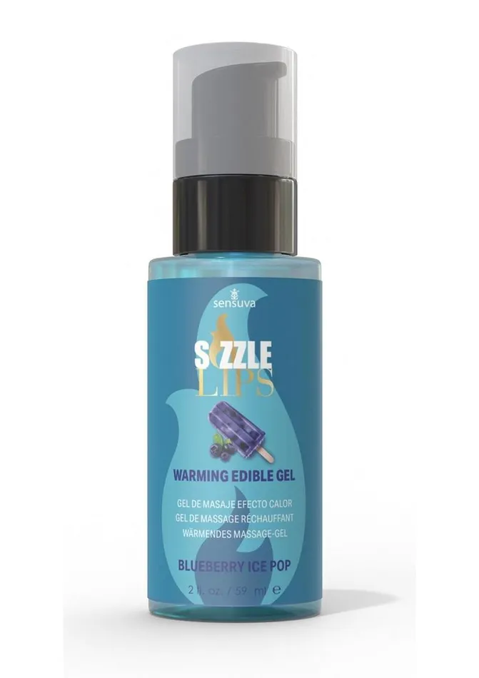 Enhancers Sizzle Lips Warming Gel Sensuva
