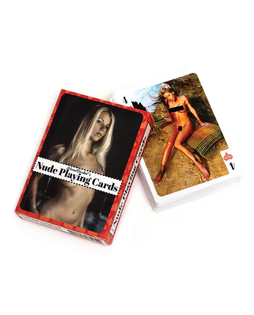 Wood Rocket Vibrators Wood Rocket Nude Playing Cards
