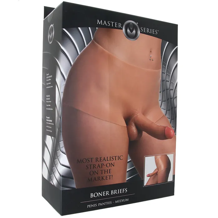 XR Brands Female Sex Toys Master Series Boner Briefs Realistic StrapOn