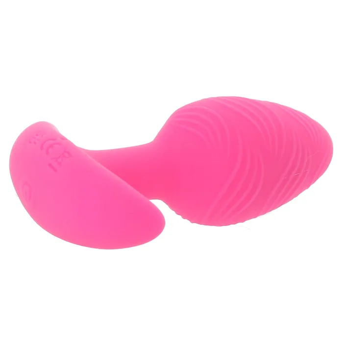 Anal CalExotics Cheeky GlowInTheDark Vibrating Butt Plug in Pink