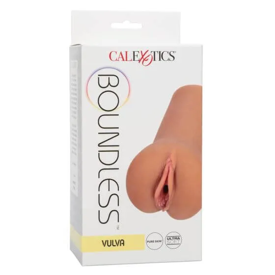 California Exotic Novelties Male Sex Toys Boundless Vulva Brown Stroker