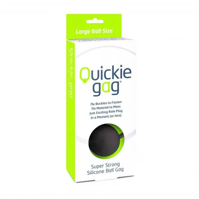 Creative Conceptions Couples Quickie Ball Gag Large Black Silicone Gag for Exciting Bondage Role Play Creative Conceptions Couples Quickie Ball Gag Large Black Silicone Gag for Exciting Bondage Role Play