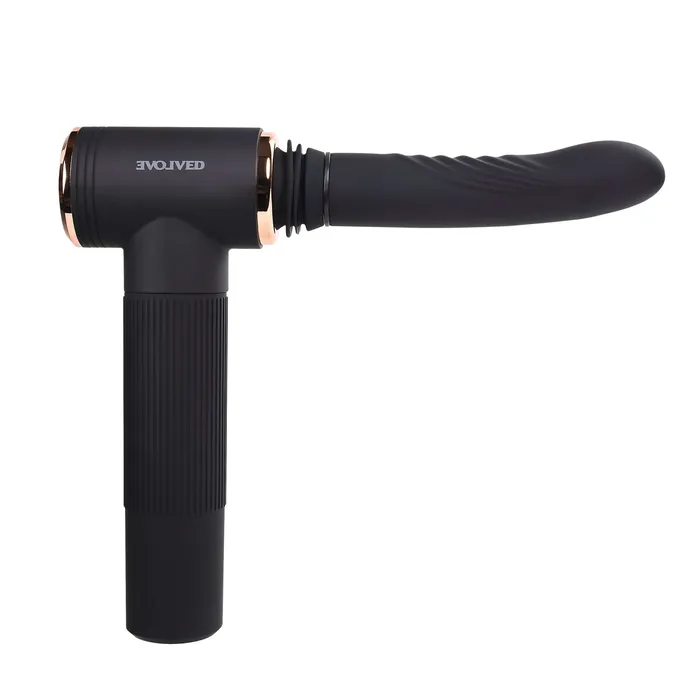 Evolved Novelties Evolved Too Hot To Handle Powerful Machine Thrusting Vibrating and Heating Function Vibrators