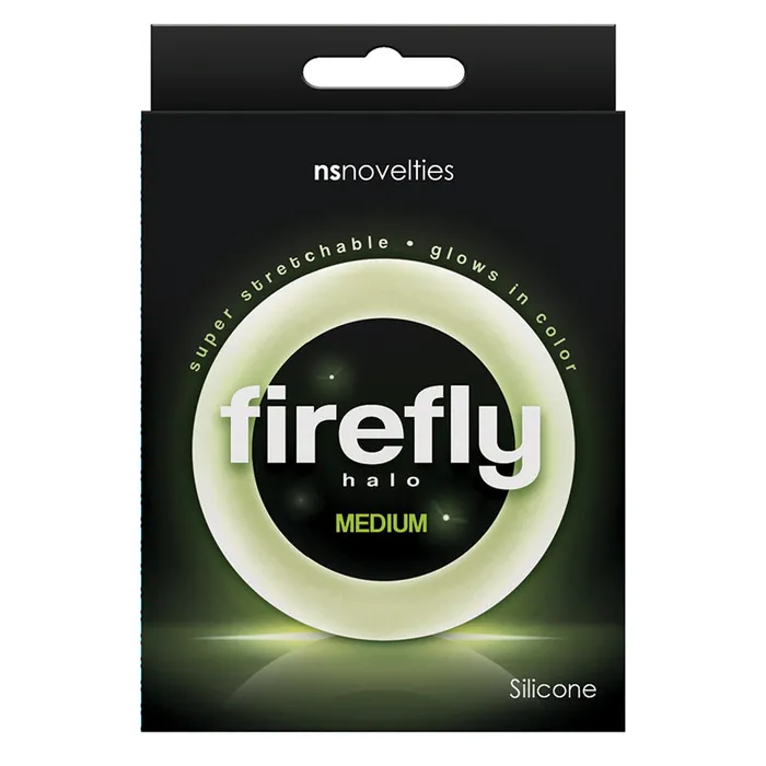 Male Sex Toys Firefly Halo CRingMedium Clear NS NOVELTIES