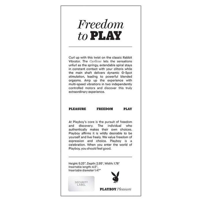 Playboy Curlicue EVOLVED Vibrators
