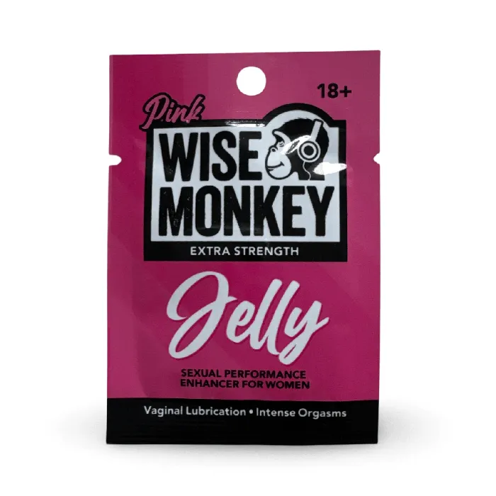 Wise Monkey Pink Wise Monkey Pink Jelly Female Vaginal Lubrication Sachet Ultimate Pleasure Enhancer Vibrators Wise Monkey Pink Wise Monkey Pink Jelly Female Vaginal Lubrication Sachet Ultimate Pleasure Enhancer Vibrators