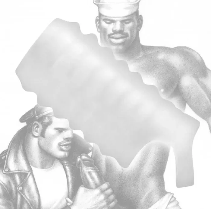 XR Brands Male Sex Toys Tom OF Finland Stroker Sheath Clear