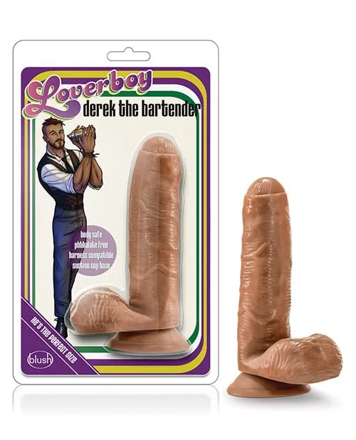 Dildos Blush Loverboy Derek The Bartender Mocha Blush Novelties