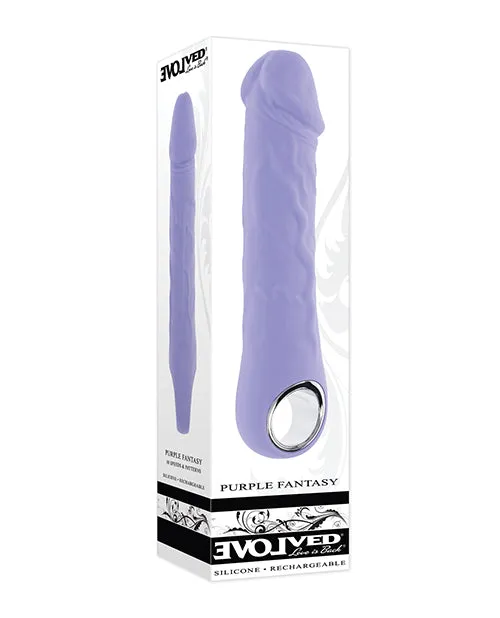 Evolved Purple Fantasy Realistic Vibrator Purple Evolved Novelties Vibrators Evolved Purple Fantasy Realistic Vibrator Purple Evolved Novelties Vibrators