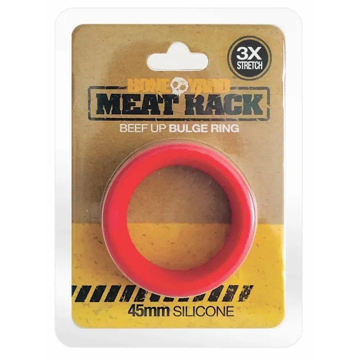 Rascal Boneyard Male Sex Toys Meat Rack Cock Ring Red Rascal Boneyard Male Sex Toys Meat Rack Cock Ring Red