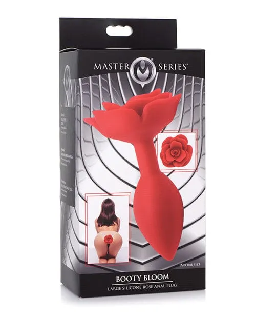 XR Brands Booty Bloom Silicone Rose Anal Plug Male Sex Toys
