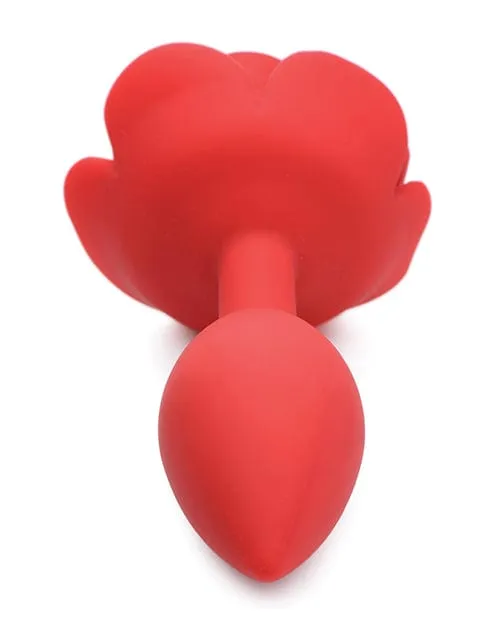 XR Brands Booty Bloom Silicone Rose Anal Plug Male Sex Toys