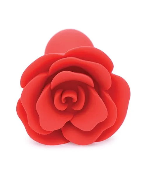 XR Brands Booty Bloom Silicone Rose Anal Plug Male Sex Toys