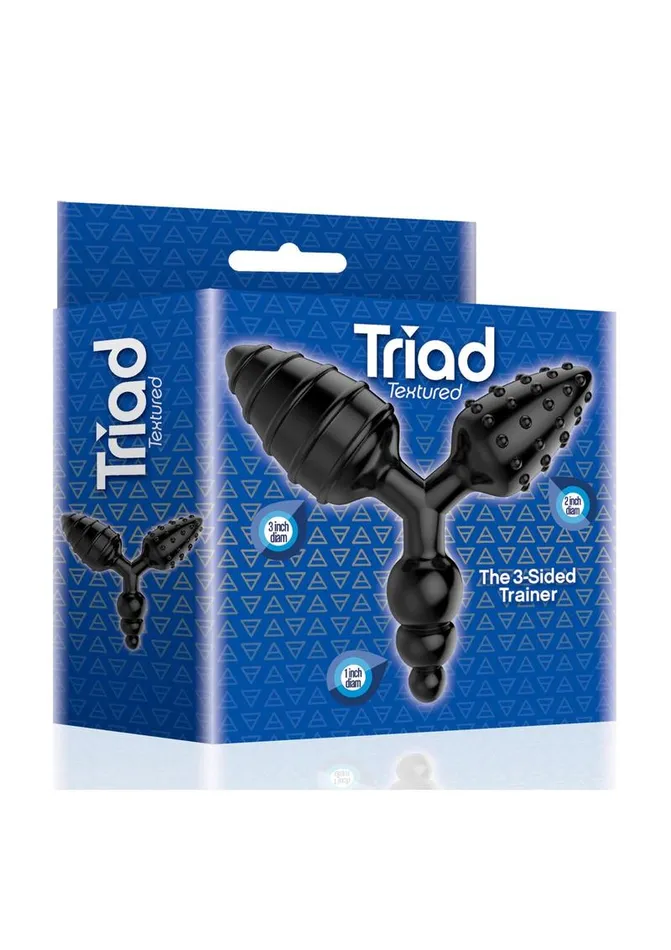 Anal The 9s Triad 3 Way Textured Butt Plug THE 9S