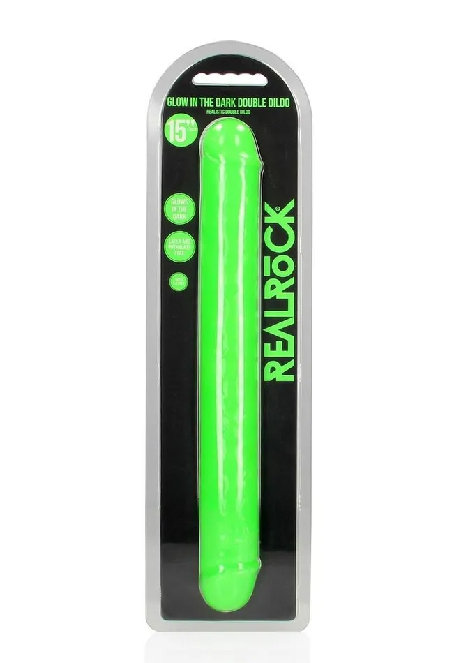 Dildos Real Rock Realrock Double Dong Glow In The Dark Dildo