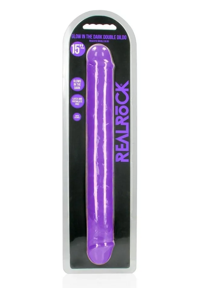 Dildos Real Rock Realrock Double Dong Glow In The Dark Dildo