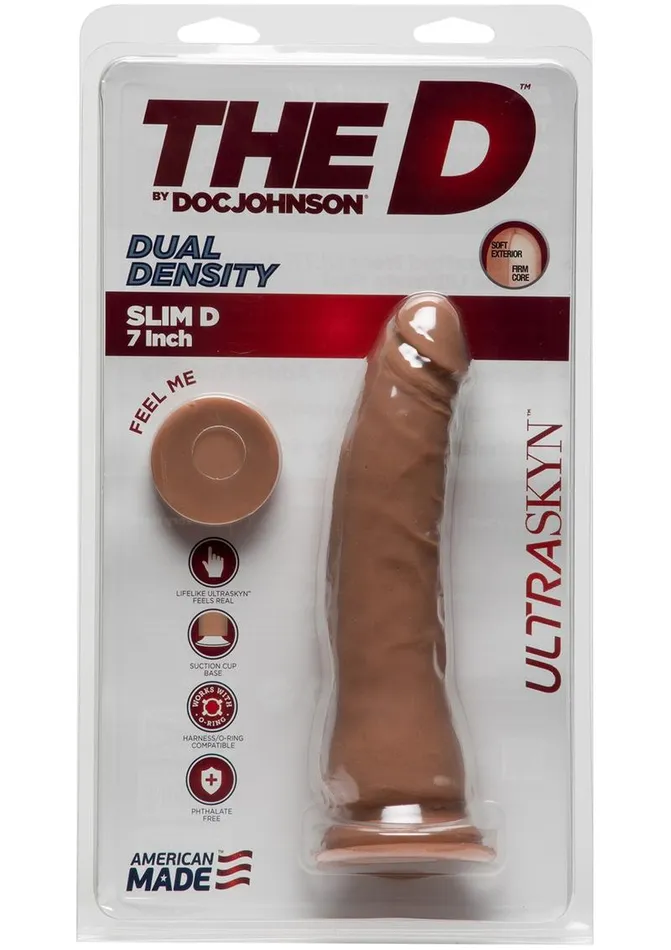 Dildos The D The D Thin D Ultraskyn Dildo 7in Caramle Dildos The D The D Thin D Ultraskyn Dildo 7in Caramle