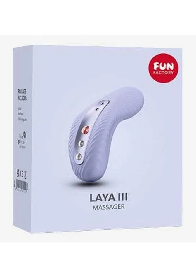 Female Sex Toys Fun Factory Laya III Silicone Rechargeable LayOn Vibrator
