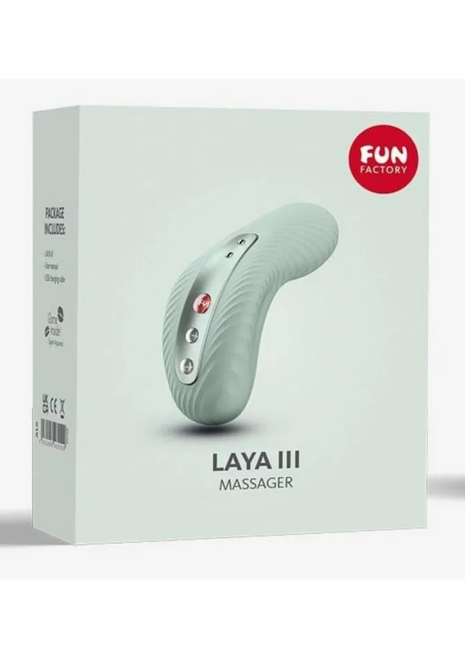 Female Sex Toys Fun Factory Laya III Silicone Rechargeable LayOn Vibrator