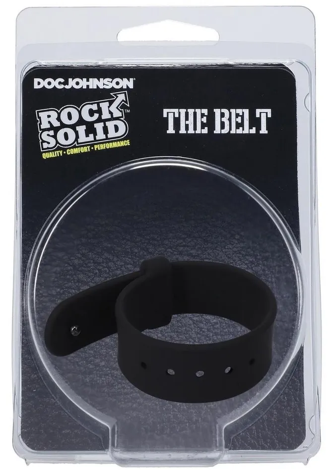 Rock Solid Male Sex Toys Rock Solid The Belt Adjustable Silicone Cock Ring