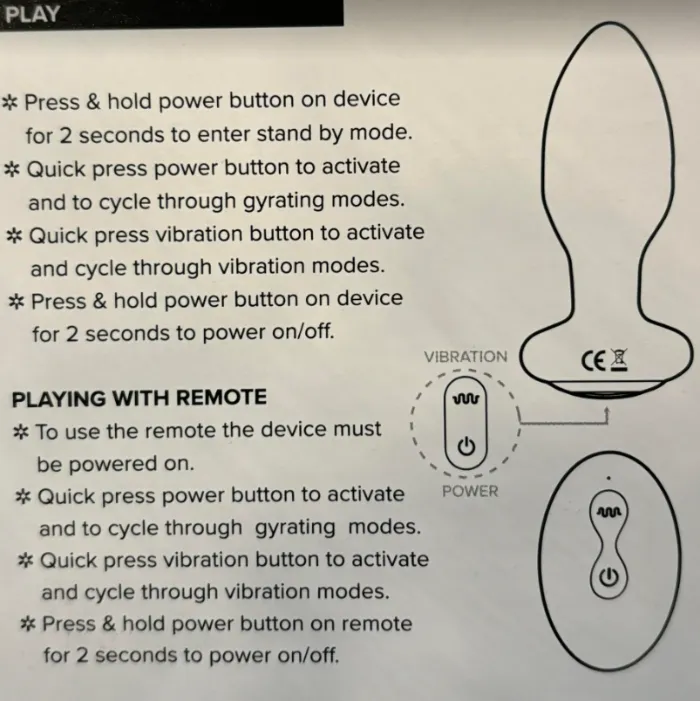 Alpine Gyrating Anal Plug with Remote The Flirtation Station Male Sex Toys