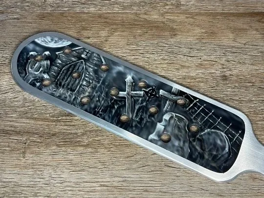 Ballisticmetal Anal Wholesale Exclusive 18 Paddle Custom Graveyard Scene Hand Airbrushed Aluminum Spanking One of a Kind Goth Cemetary Gothic Nightmare Ballisticmetal Anal Wholesale Exclusive 18 Paddle Custom Graveyard Scene Hand Airbrushed Aluminum Spanking One of a Kind Goth Cemetary Gothic Nightmare