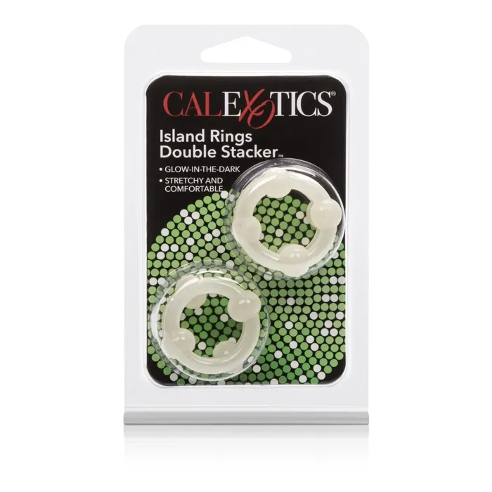 Dildos CalExotics Island Rings Double Stacker GlowintheDark Dildos CalExotics Island Rings Double Stacker GlowintheDark