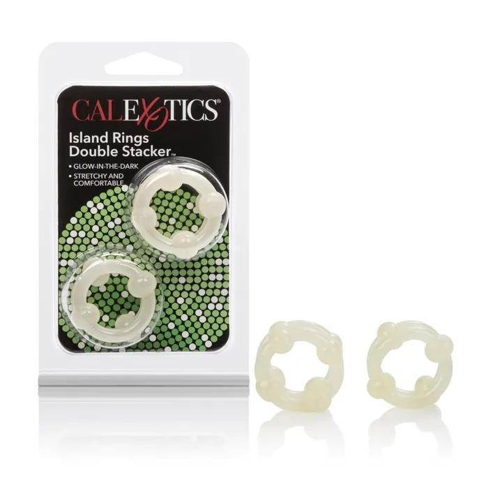Dildos CalExotics Island Rings Double Stacker GlowintheDark Dildos CalExotics Island Rings Double Stacker GlowintheDark