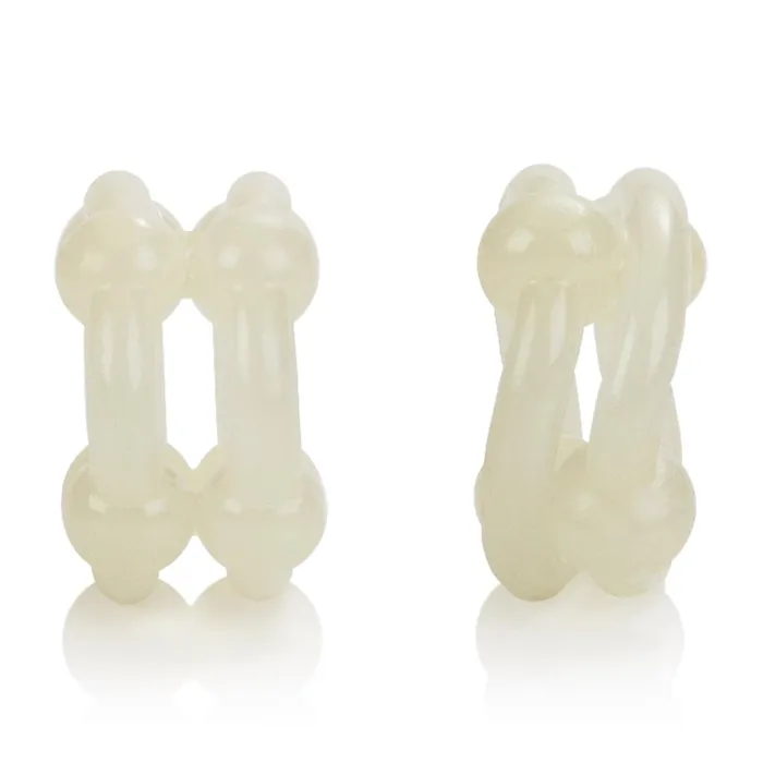 Dildos CalExotics Island Rings Double Stacker GlowintheDark Dildos CalExotics Island Rings Double Stacker GlowintheDark