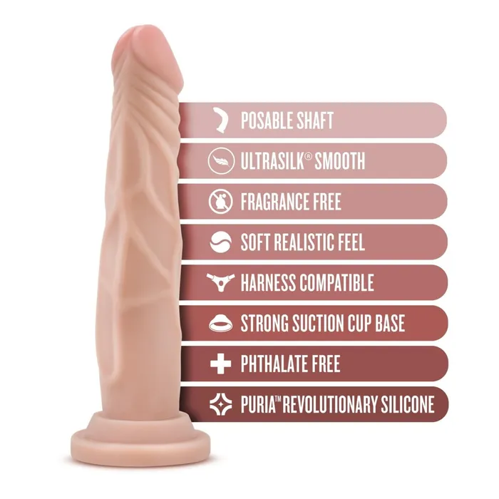 Dr Skin Silicone Dr Carter 7 Inch Dong With Suction Cup Vanilla Blush Novelties Dildos Dr Skin Silicone Dr Carter 7 Inch Dong With Suction Cup Vanilla Blush Novelties Dildos