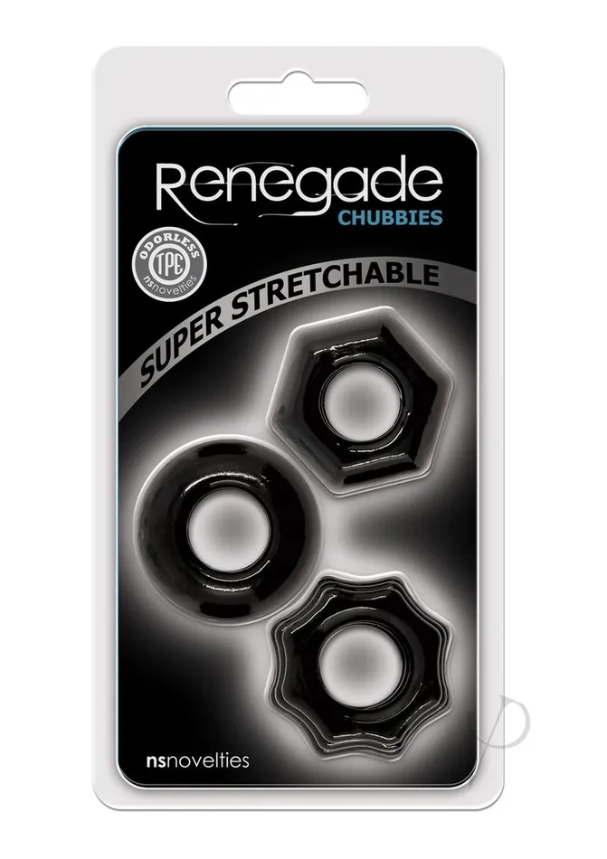 Anal Renegade Renegade Chubbies 3pk Black