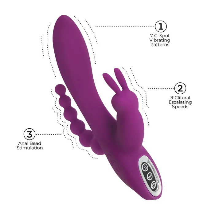Female Sex Toys Curve Toys Quivers Gspot Rabbit Vibrator