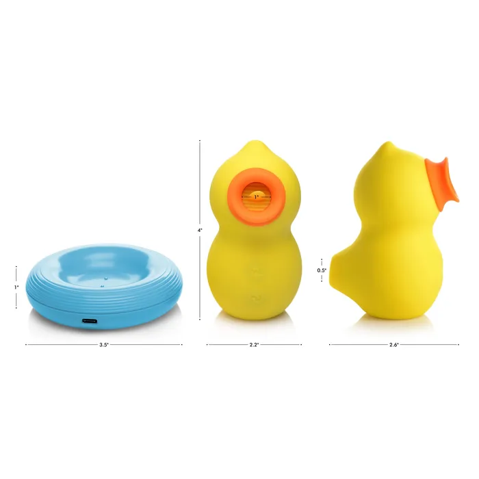 Female Sex Toys XR Brands Sucky Ducky Deluxe Clitoral Stimulator