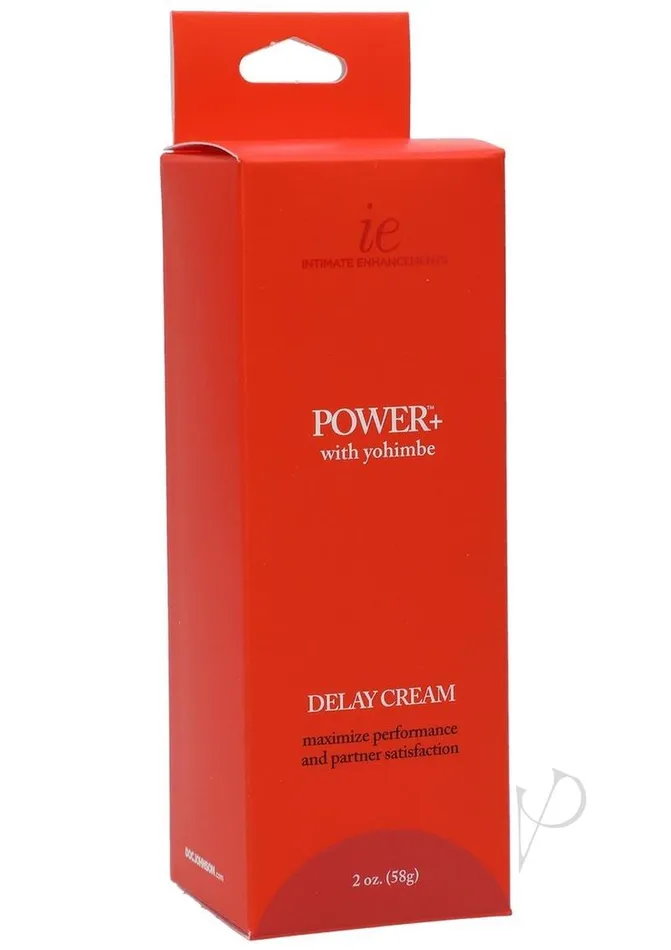 Intimate Enhancements Power Delay Creme For Men 2oz Male Sex Toys