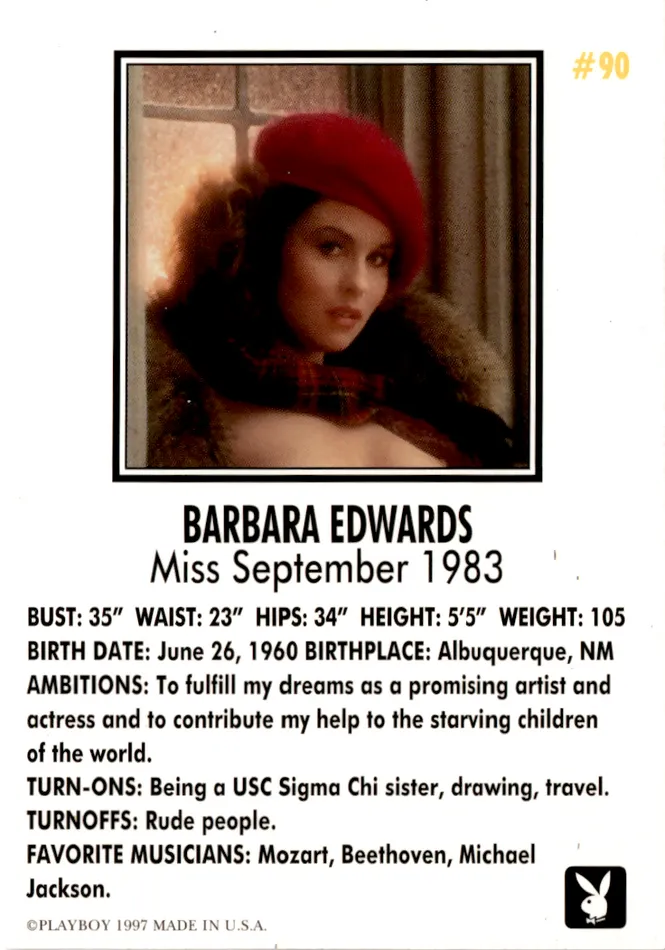 JimS Cards and More Vibrators Autograph BARBARA EDWARDS 11722750 JimS Cards and More Vibrators Autograph BARBARA EDWARDS 11722750