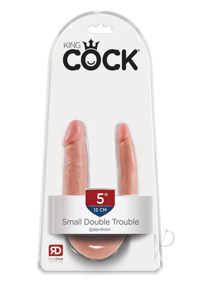 Kc Sm Double Trouble Flesh King Cock Dildos