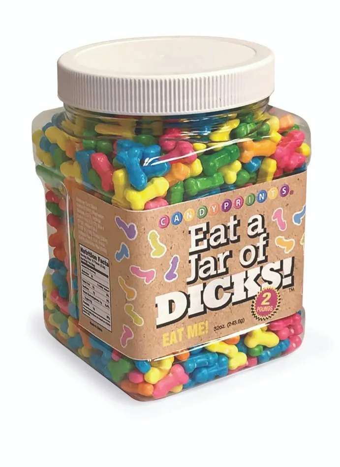 Anal Little Genie Eat a Jar of Dicks