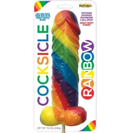 Anal LonBrook Rainbow Cocksicle Lollipop