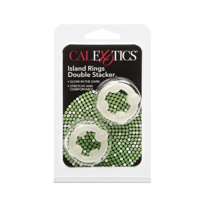 CALEXOTICS Male Sex Toys Calexotics Silicone Island Ring Double Stacker